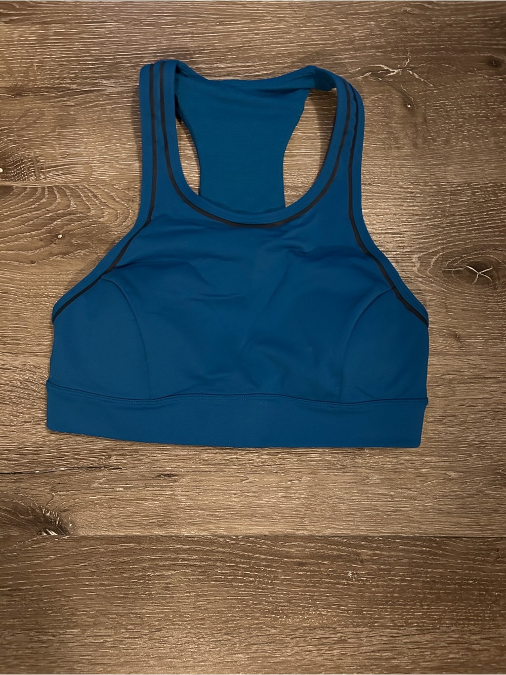 Lululemon Athletica Perfect Pace Bra Deep Blue Racerback Size 6